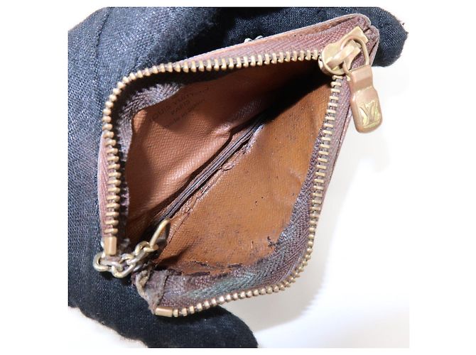 Louis Vuitton Monogram Set de 2 Pochette Cles Coin Cases M62650 - vista 11