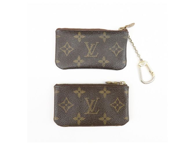 Louis Vuitton Monogram Set de 2 Pochette Cles Coin Cases M62650 - vista 2