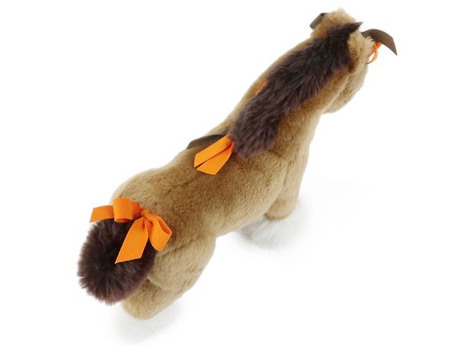Hermès HERMES Hermy PPM Peluche Cheval Petit Marron Orange - vue 5