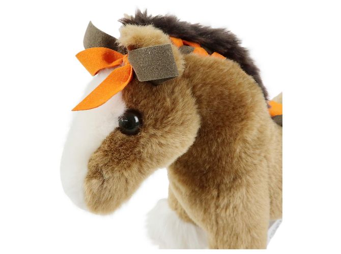 Hermès HERMES Hermy PPM Peluche Cheval Petit Marron Orange - vue 7