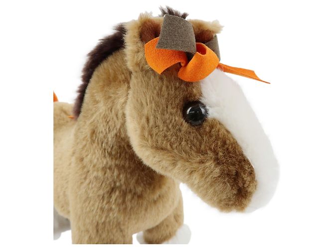 Hermès HERMES Hermy PPM Peluche Cheval Petit Marron Orange - vue 8