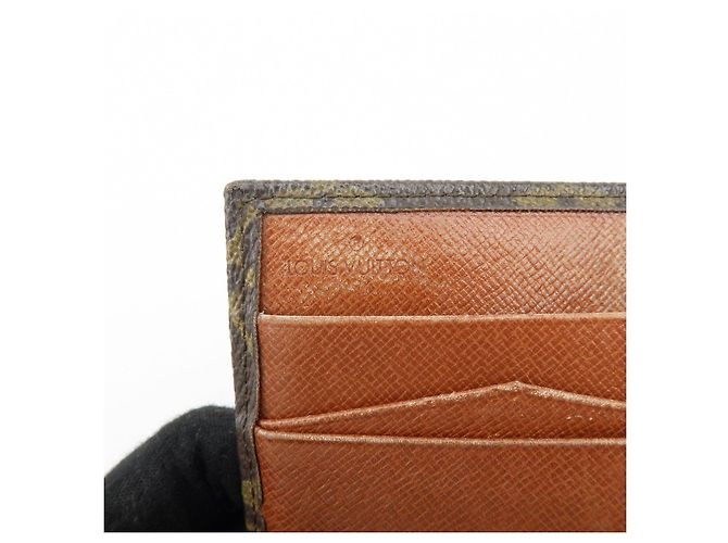 Autre Marque Louis Vuitton Monogram Set de 2 Billeteras Bi-fold Brown M61667 M61660 - vista 13