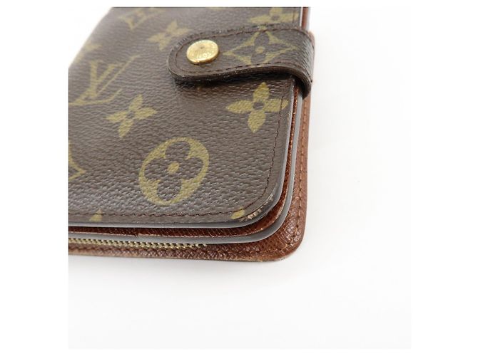 Autre Marque Louis Vuitton Monogram Set de 2 Billeteras Bi-fold Brown M61667 M61660 - vista 17