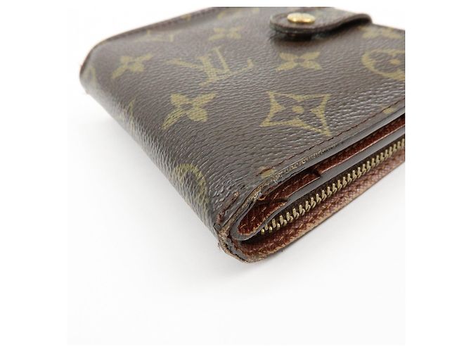 Autre Marque Louis Vuitton Monogram Set de 2 Billeteras Bi-fold Brown M61667 M61660 - vista 18