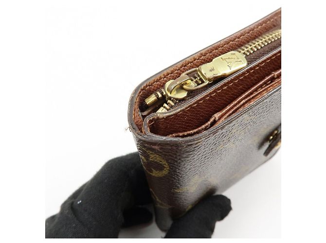 Autre Marque Louis Vuitton Monogram Set de 2 Billeteras Bi-fold Brown M61667 M61660 - vista 19