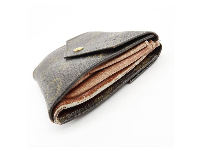 Autre Marque Louis Vuitton Monogram Set de 2 Billeteras Bi-fold Brown M61667 M61660 - vista 5