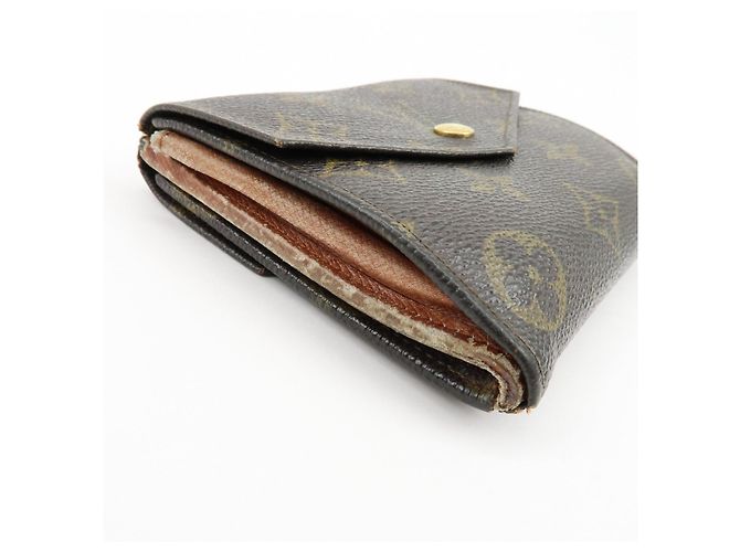 Autre Marque Louis Vuitton Monogram Set de 2 Billeteras Bi-fold Brown M61667 M61660 - vista 6