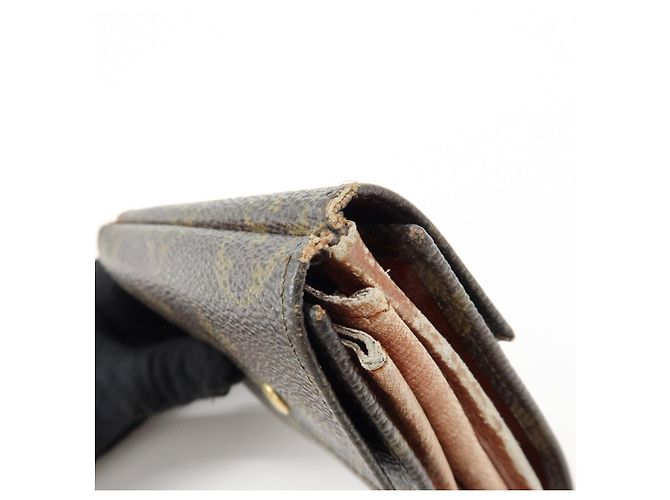 Autre Marque Louis Vuitton Monogram Set de 2 Billeteras Bi-fold Brown M61667 M61660 - vista 7