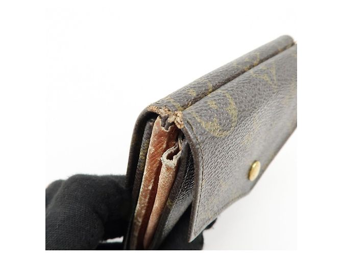 Autre Marque Louis Vuitton Monogram Set de 2 Billeteras Bi-fold Brown M61667 M61660 - vista 8