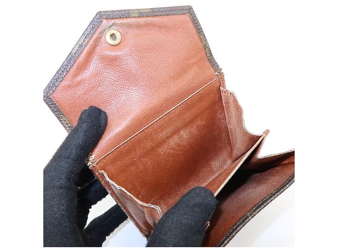 Autre Marque Louis Vuitton Monogram Set de 2 Billeteras Bi-fold Brown M61667 M61660 - vista 9