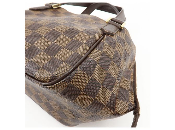 Borsa Louis Vuitton Damier Canvas Belem PM Marrone N51173 - vista 13