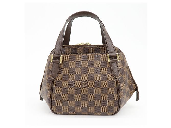 Borsa Louis Vuitton Damier Canvas Belem PM Marrone N51173 - vista 2