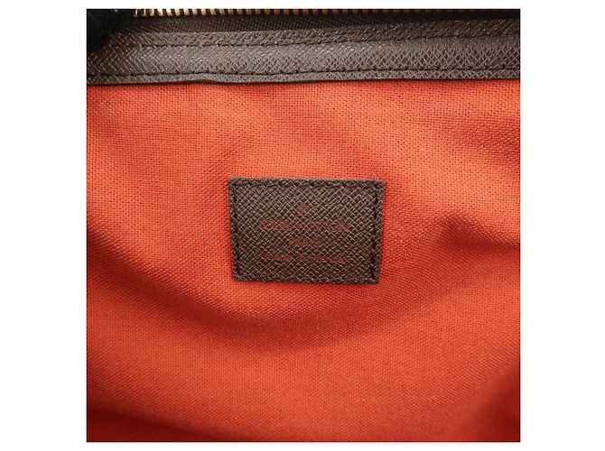 Borsa Louis Vuitton Damier Canvas Belem PM Marrone N51173 - vista 23
