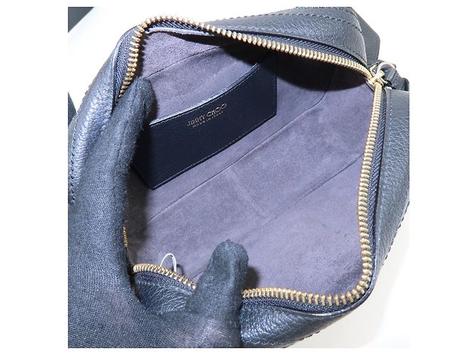 JIMMY CHOO VARENNE Borsa a tracolla in pelle Nera - vista 16