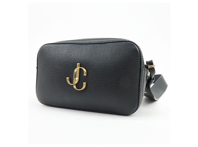 JIMMY CHOO VARENNE Borsa a tracolla in pelle Nera - vista 3
