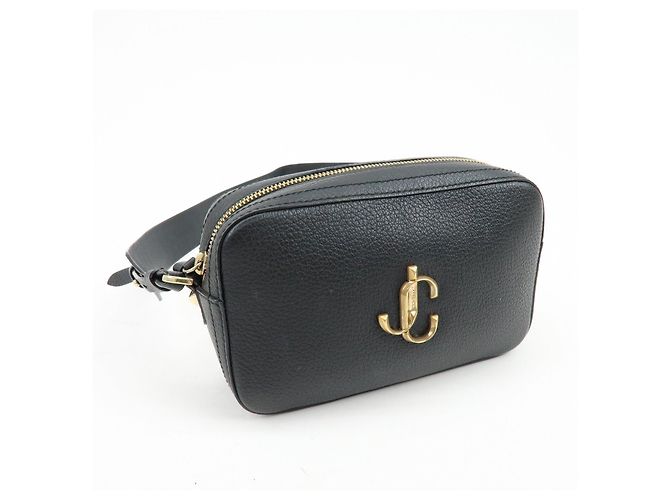 JIMMY CHOO VARENNE Borsa a tracolla in pelle Nera - vista 4