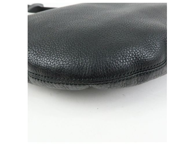 Borsa a tracolla GUCCI in pelle Interlocking G con frange Nero 295175 - vista 13