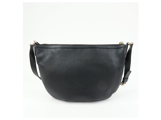 Borsa a tracolla GUCCI in pelle Interlocking G con frange Nero 295175 - vista 2