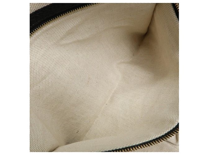 Borsa a tracolla GUCCI in pelle Interlocking G con frange Nero 295175 - vista 21
