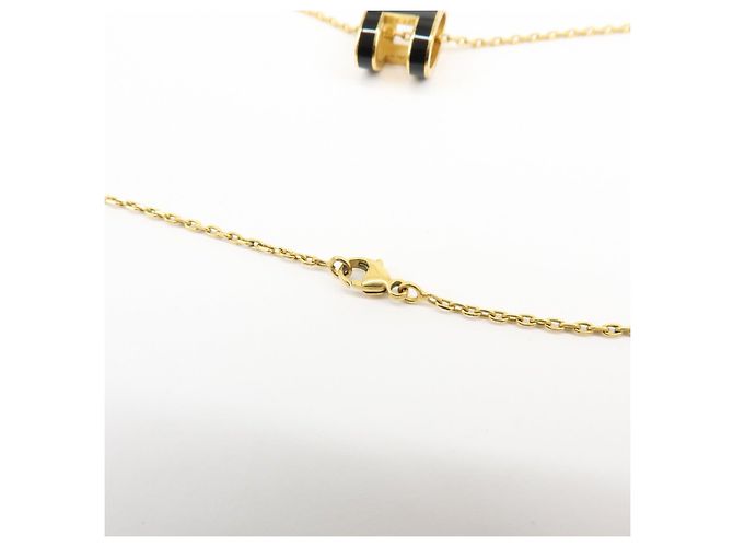 Hermès Collana in metallo Pop H HERMES Nero Oro - vista 8