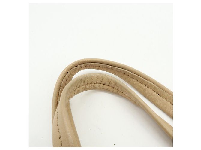 Céline CELINE Horizontal Cabas Leder Tote Bag Handtasche Beige Black - Ansicht 8