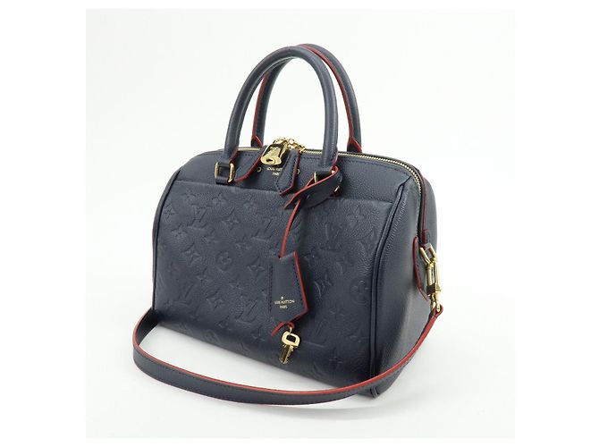 Louis Vuitton Monogram Empreinte Speedy Bandouliere 25 Borsa 2Way M43501 - vista 3