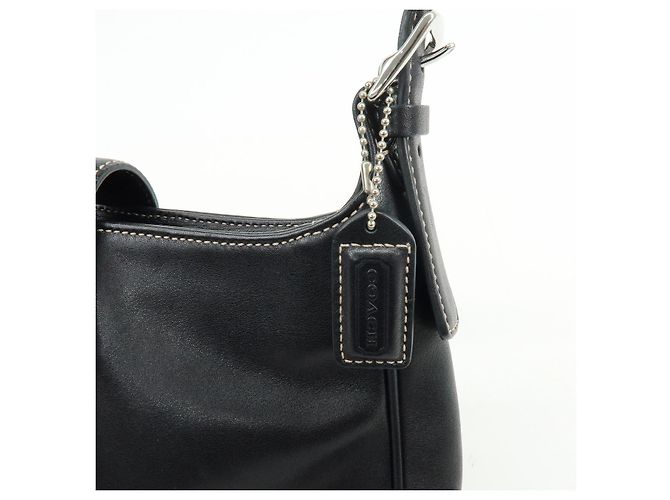Borsa a spalla in pelle con logo COACH Borsa a mano Nera 7789 - vista 17