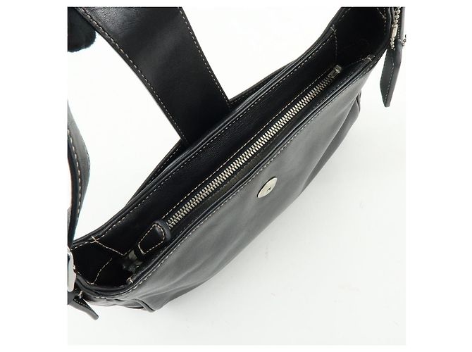 Borsa a spalla in pelle con logo COACH Borsa a mano Nera 7789 - vista 21