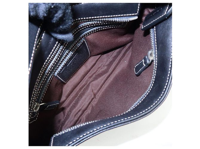 Borsa a spalla in pelle con logo COACH Borsa a mano Nera 7789 - vista 22