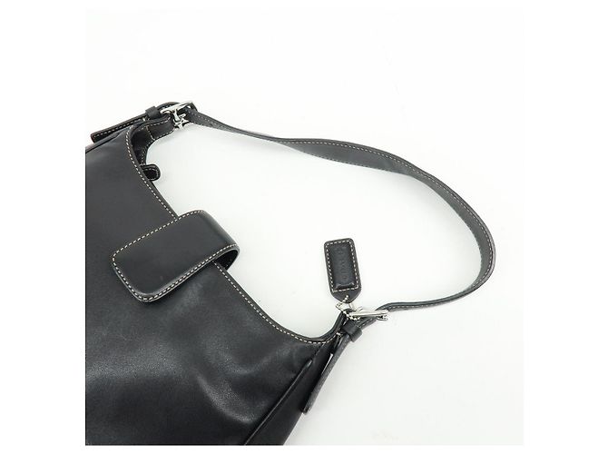Borsa a spalla in pelle con logo COACH Borsa a mano Nera 7789 - vista 6