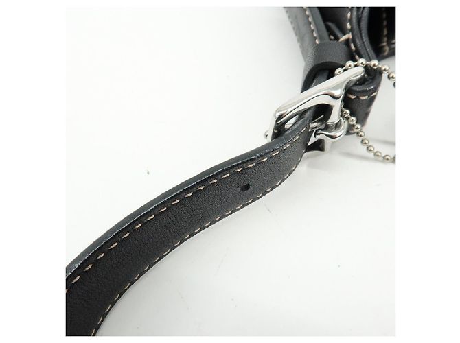 Borsa a spalla in pelle con logo COACH Borsa a mano Nera 7789 - vista 8