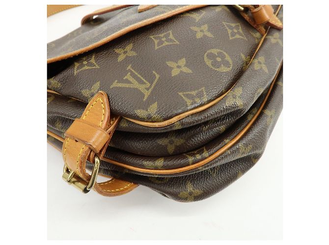Louis Vuitton Monogram Saumur 30 Canvas Shoulder Bag Brown M42256 - vista 14