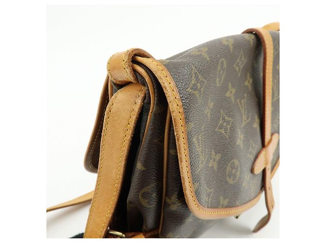 Louis Vuitton Monogram Saumur 30 Canvas Shoulder Bag Brown M42256 - vista 18
