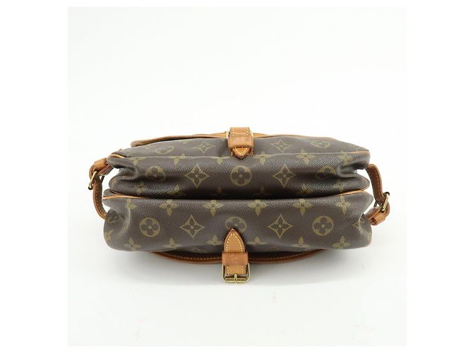 Louis Vuitton Monogram Saumur 30 Canvas Shoulder Bag Brown M42256 - vista 5