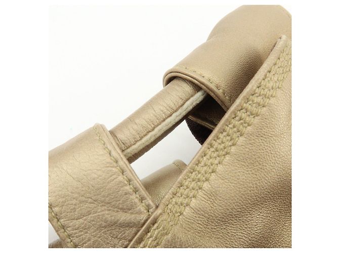 LOEWE Anagram Shopper aus Nappa Aire Leder Gold - Ansicht 10