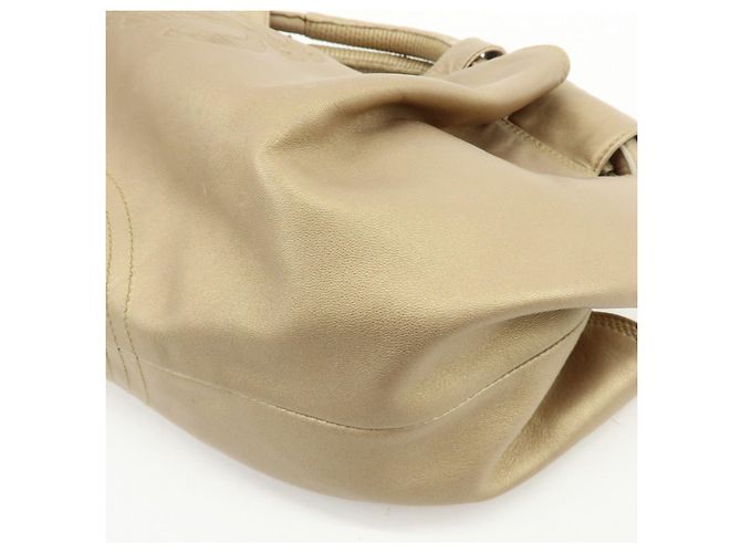 LOEWE Anagram Shopper aus Nappa Aire Leder Gold - Ansicht 13