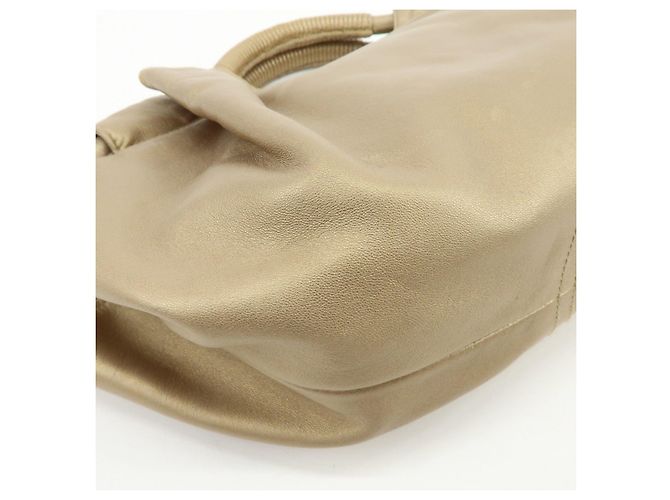 LOEWE Anagram Shopper aus Nappa Aire Leder Gold - Ansicht 14