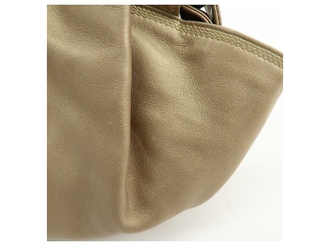LOEWE Anagram Shopper aus Nappa Aire Leder Gold - Ansicht 18