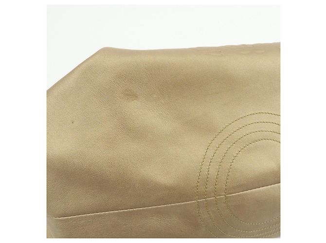 LOEWE Anagram Shopper aus Nappa Aire Leder Gold - Ansicht 6