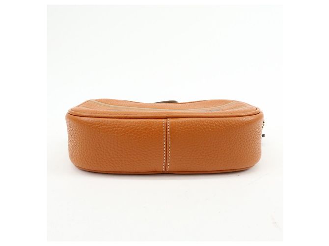 Borsa a spalla e borsa a tracolla in pelle con logo COACH Camel Brown - vista 5