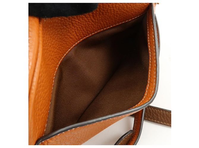 Borsa a tracolla in pelle con logo COACH Borsa crossbody Camel Brown - vista 20