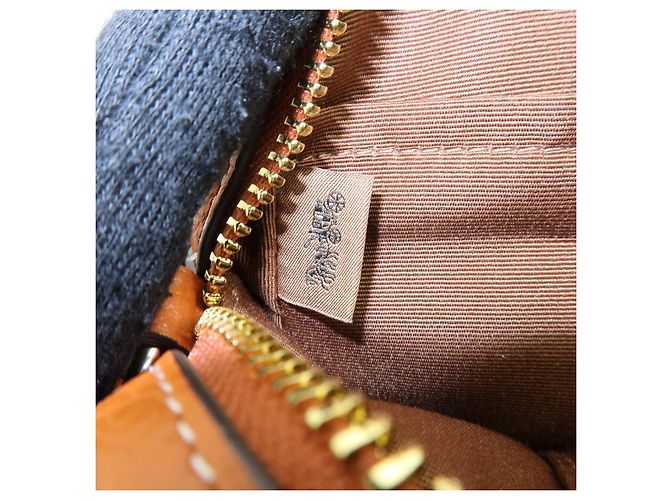 Borsa a tracolla in pelle con logo COACH Borsa crossbody Camel Brown - vista 23