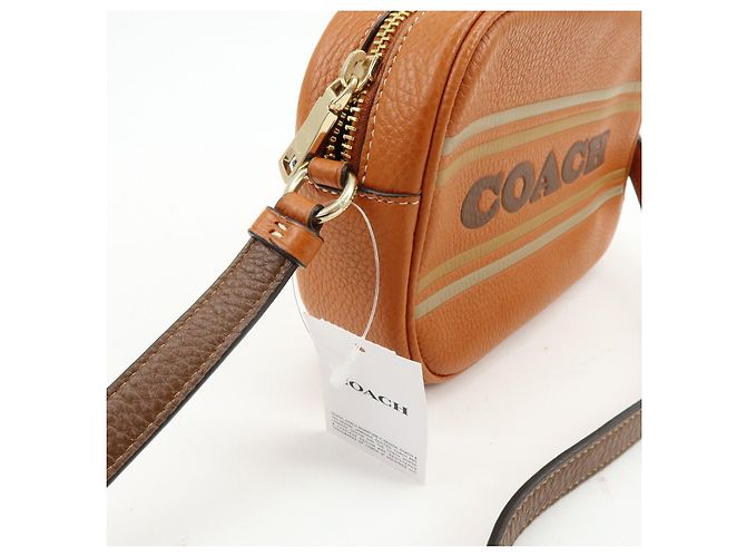 Borsa a tracolla in pelle con logo COACH Borsa crossbody Camel Brown - vista 24