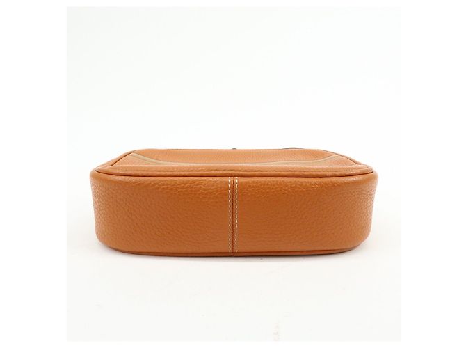 Borsa a tracolla in pelle con logo COACH Borsa crossbody Camel Brown - vista 5