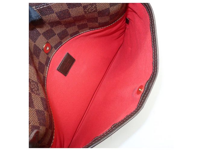 Borsa a spalla Louis Vuitton Damier Bloomsbury PM Brown N42251 - vista 18