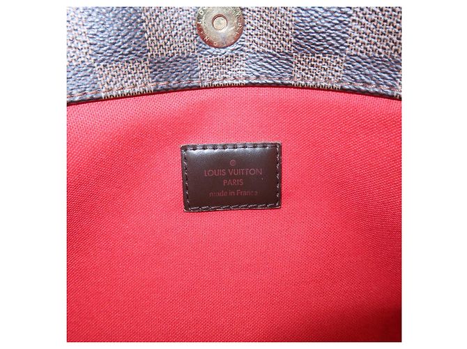 Borsa a spalla Louis Vuitton Damier Bloomsbury PM Brown N42251 - vista 23