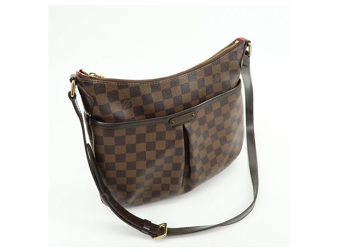 Borsa a spalla Louis Vuitton Damier Bloomsbury PM Brown N42251 - vista 4