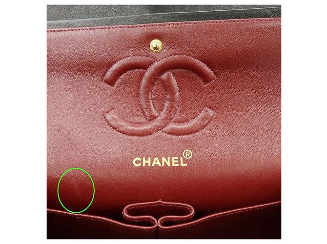 Borsa a tracolla con catena CHANEL Matelasse 25 Double Flap Nera A01112 - vista 23