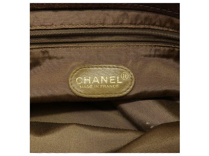 Borsa Tote e Borsa a Spalla CHANEL COCO Mark in camoscio Marrone - vista 23
