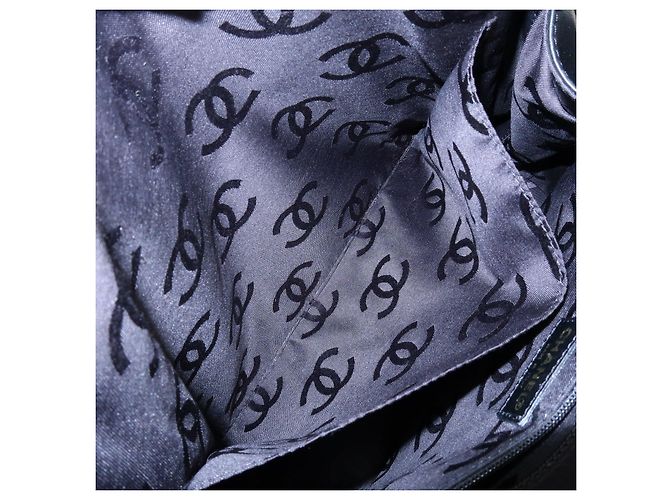 Borsa CHANEL Wild Stitch COCO Mark in pelle di vitello Nera A14693 - vista 21